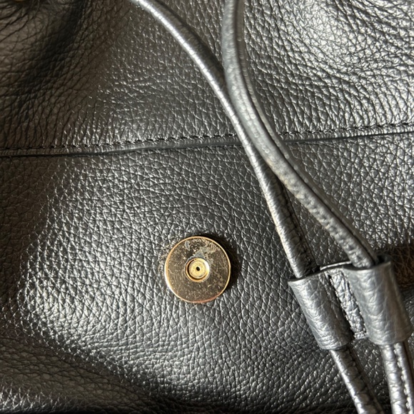 Coach Black Leather Backpack - Picture 6 of 9